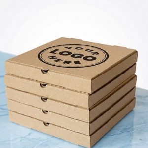 PIZZA BOX - CUSTOM-MADE -KRAFT 10 - 50CT